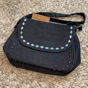 🩵 Canyon Sky Denim Western Bag